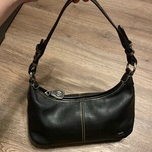 Sak black leather purse